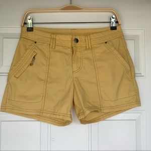 •TITLE NINE• Mustard Ripstop Hiking Shorts-Size 4